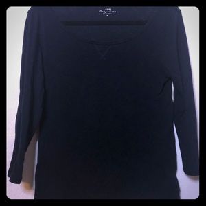 J Crew Navy Cotton T